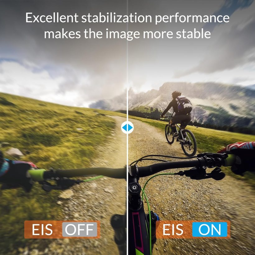 icefox Action Camera 4K 60FPS 20MP, Underwater with EIS,5XZoom,App Support Video&Photo Editing,Waterproof Camera WiFi Remote Control for Cycling, Swimming, and Diving - Image 8